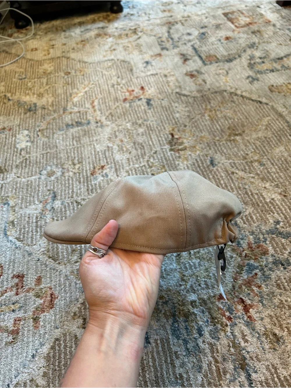 Zara Beige Flat Cap